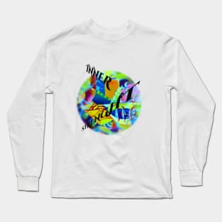 Inner Strenght Rainbow colors 80s 90s Artwork Long Sleeve T-Shirt